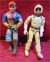 1980's GI Joe 2 Action Figures Snow Job & Zandor