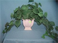 Quality porcelain flower pot with artificial flowe