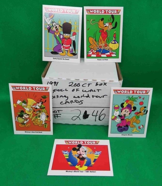 1991 200Ct Box Full Of Walt Disney World Tour Card