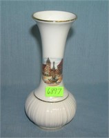 German souvenir vase marked Mosbach Baden