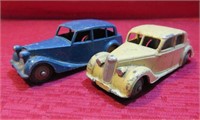 Old Dinky Toys Triumph & Riley Die Cast Meccano