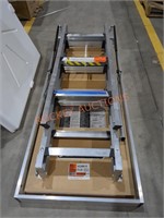 Aluminum Attic Ladder 7ft 8in to 10ft 3in