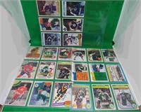 24x Autographed Hockey Cards Vaive Salming Meloche