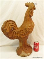 Very Large Cast Iron Farm & Garden Rooster 1974