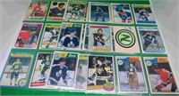 25x Autogrpahed hockey Cards Salming Coffey Vaive