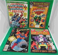 4x DC Marvel Comics Superboy #203 Captain America