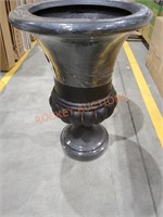 29" Bulbous Urn Color: Aged Charcoal