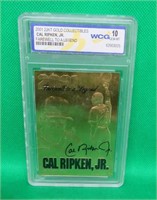 Cal Ripken Jr WGC 10.0 2001 23kt Gold Collectibles
