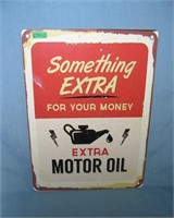 Something extra for your money extra Motor Oil ret