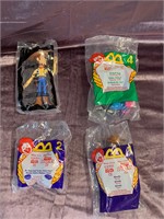 Lot of 4 McDonald's Toy Story 2 Happy Meal Toys