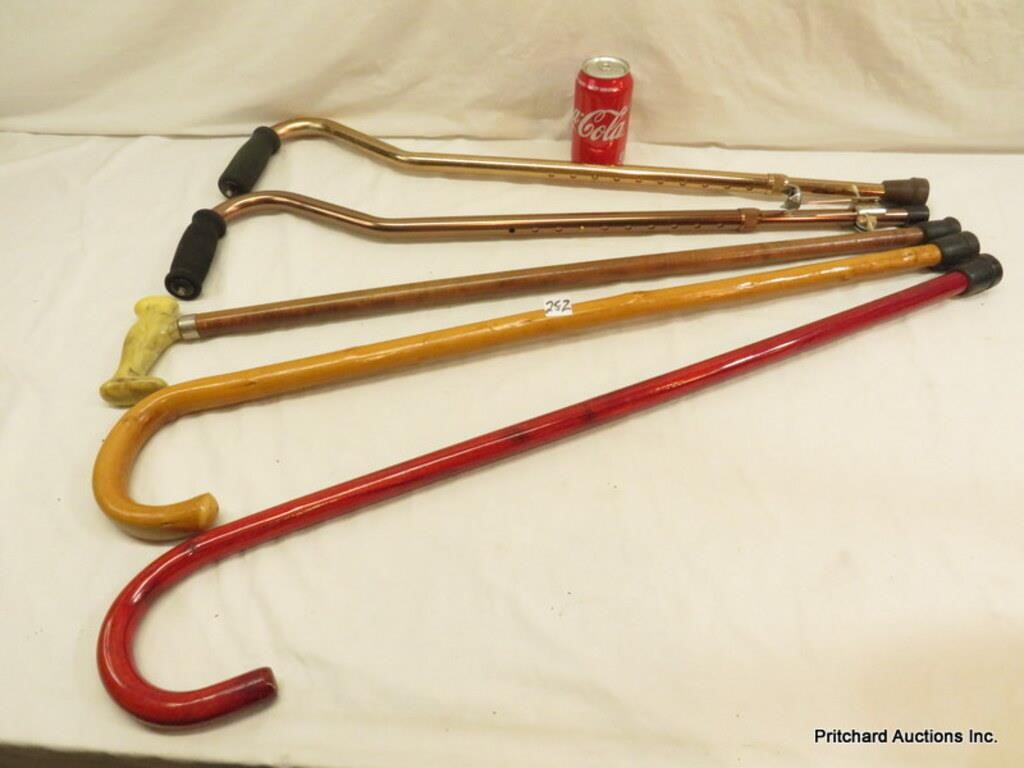 Lot Of 5 Canes