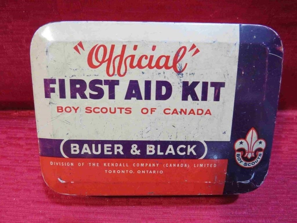 1950's Boy Scouts of Canada First Aid Kit & MORE