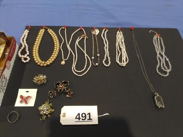 Necklaces, Seiko Watch, Brooches