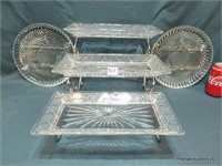 Crystal & Glass Serving Lot