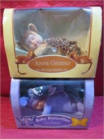 Anne Geddes Lot 2 Baby Butterfly & Leapord MIB