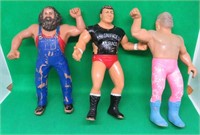LJN 1980's Jesse The Body Ventura + 2 WWF Wrestlin