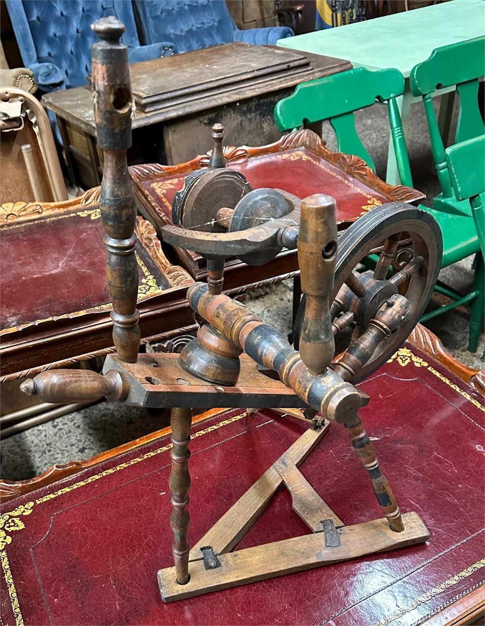 Old Table Top Spinning Wheel