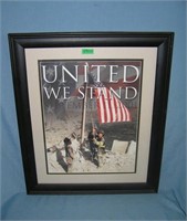 United We Stand 9/11 remembrance wall art