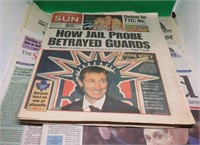 5x Wayne Gretzky Newspapers 1990's Inc/ Retirement