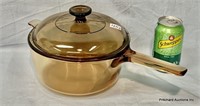 Pyrex Corning Visions Pot With Lid