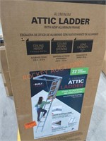 Aluminum Attic Ladder 22" Wide Opening