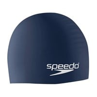 Speedo unisex adult Silicone Swim Cap, Navy, One