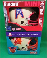 2x NFL Football Riddell Mini Helmet Buccaneers Oil
