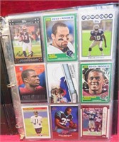 Football Binder Mostly Rookie Cards Newton MORE