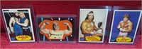 1985 OPC Lot 4 WWF Wrestling Cards Hogan Sticker+