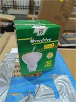 Box of overdrive 15 watt light bulbs