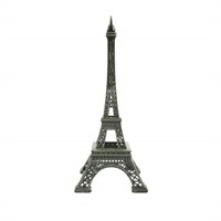 Allgala 10" Eiffel Tower Statue Decor Alloy