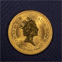 1987 Australia G$15 Nugget 1/10oz