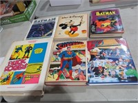 COLL OF BATMAN, SUPERMAN, BUCK RODGERS  BOOKS