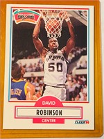 1990-91 Fleer David Robinson Basketball Card #172