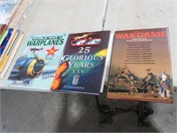 COLLECTION DR WHO, WAR GAMES, WAR PLANES BOOKS