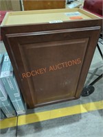 28" x 13" x 29" brown wall cabinet
