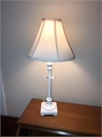 White Decorator Table Lamp