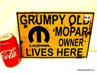 Tin Sign  "Mopar Owner"