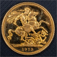 1979 British Gold Sov Proof -- AGW .2354