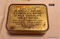 Rare Military WW2 Emergency Ration Can. Army 1945