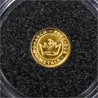 Monarch 1/2 Gram Gold Coin