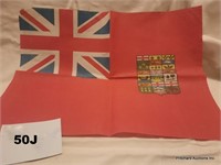WW1 Vintage Canadian Flag, Printed On Both Sides
