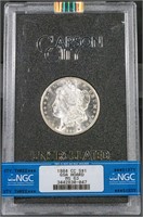 1884-CC $1 Morgan Dollar NGC MS63 GSA Hoard