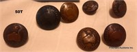 7 Australian Military Army Buttons