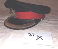 Officer's Hat With Cap Badge