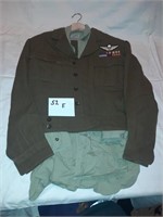 Military 1960's Battle Dress, Jacket Shirt & Pants