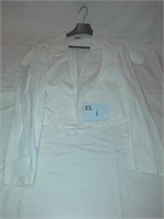 Military Mess Jacket, White Cotton, Tropical