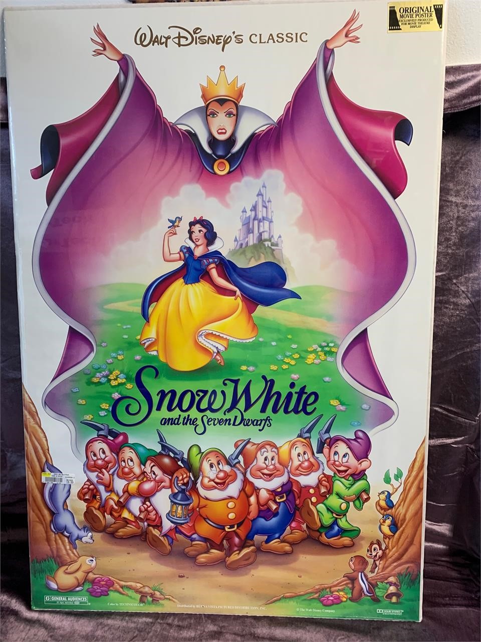 Disney Snow White Movie Poster 41 x 27 NEW SEALED