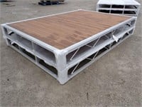 Qty Of (2) UNUSED 6 Ft x 8 Ft Aluminum Docks