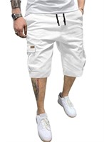 JMIERR Mens Cargo Shorts Relaxed Fit Drawstring